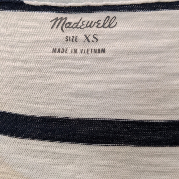 Madewell navy stripe whisper tee - Picture 2 of 2
